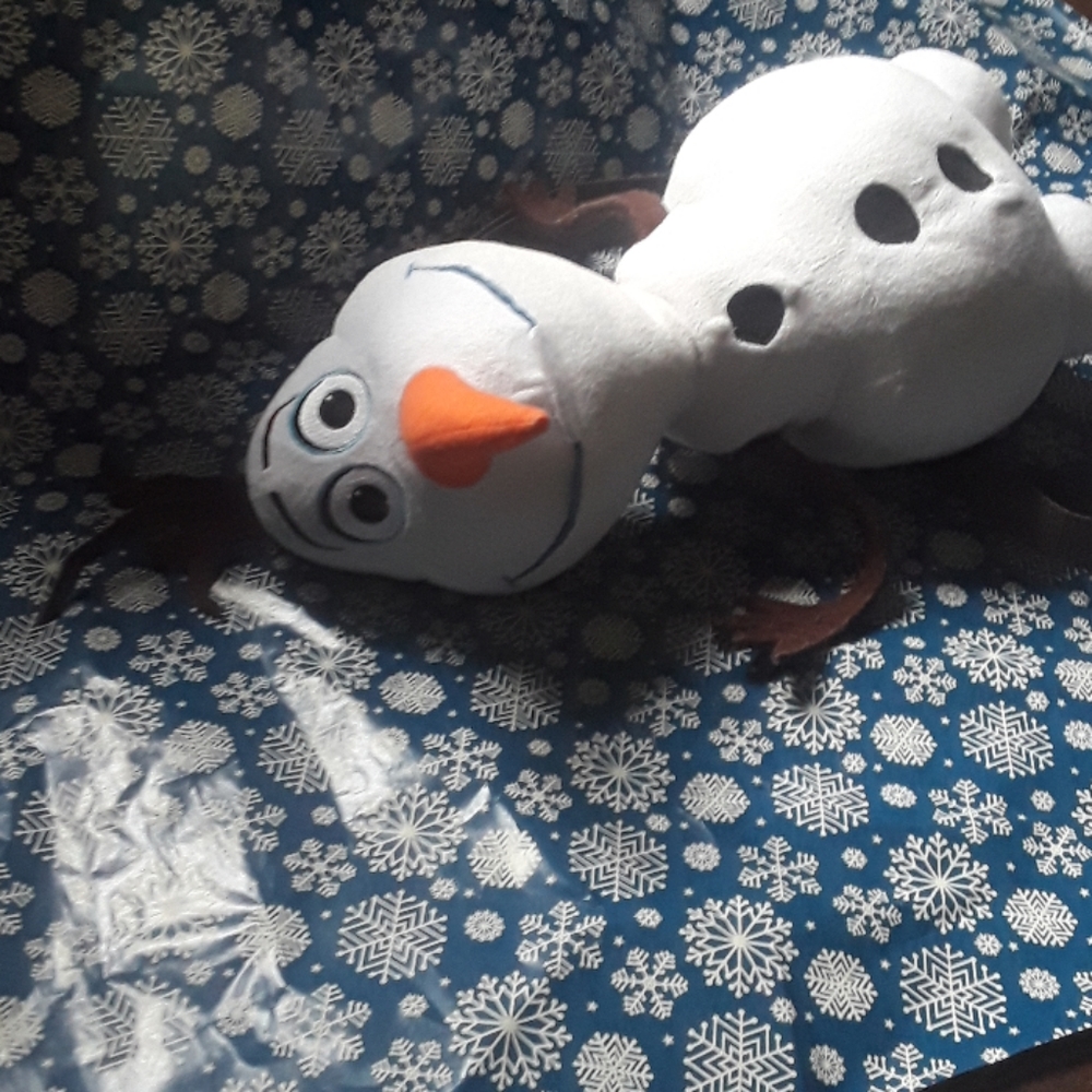 -Disney Frozen Olaf snowman plush doll backpack - Picture 1 of 8